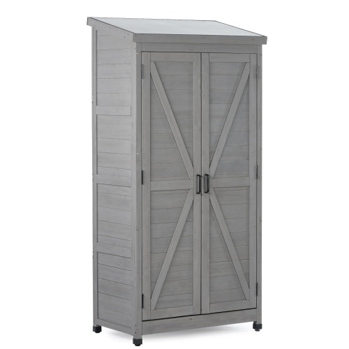 Outdoor Lockers Metal Tops, Garden Storage Sheds, Outdoor Wood High Canopy For Patio Patio Terraces