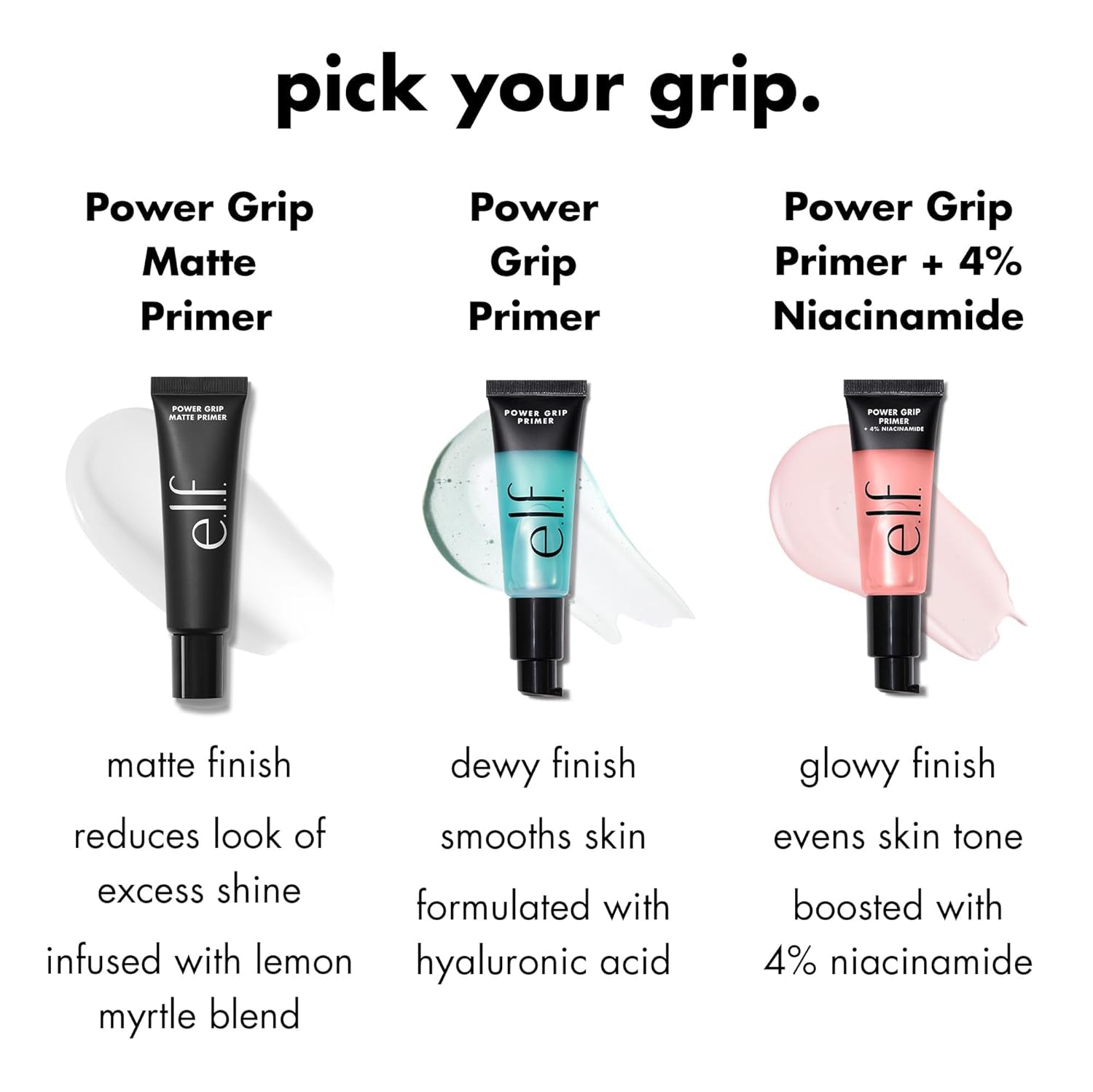 Power Grip Primer, Gel-Based & Hydrating Face Primer for Smoothing Skin & Gripping Makeup, Moisturizing & Priming, Vegan & Cruelty-Free, 0.811 Fl Oz