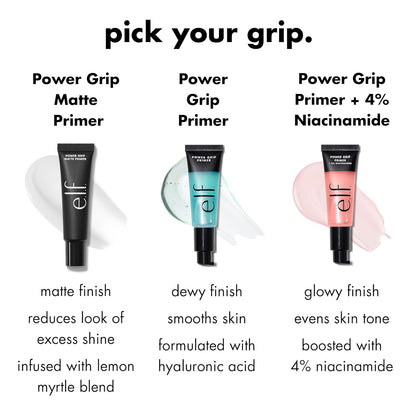 Power Grip Primer, Gel-Based & Hydrating Face Primer for Smoothing Skin & Gripping Makeup, Moisturizing & Priming, Vegan & Cruelty-Free, 0.811 Fl Oz