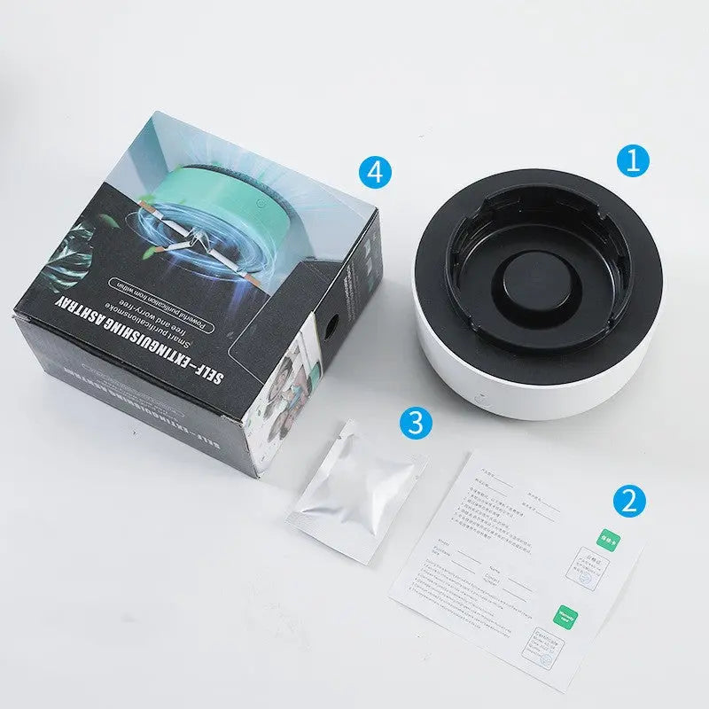 Smoke Removal Air Purification Ashtray Anion Purification Practical Automatic Purifier Ashtray Portable Gadgets For Car Ashtray Cjdropshipping