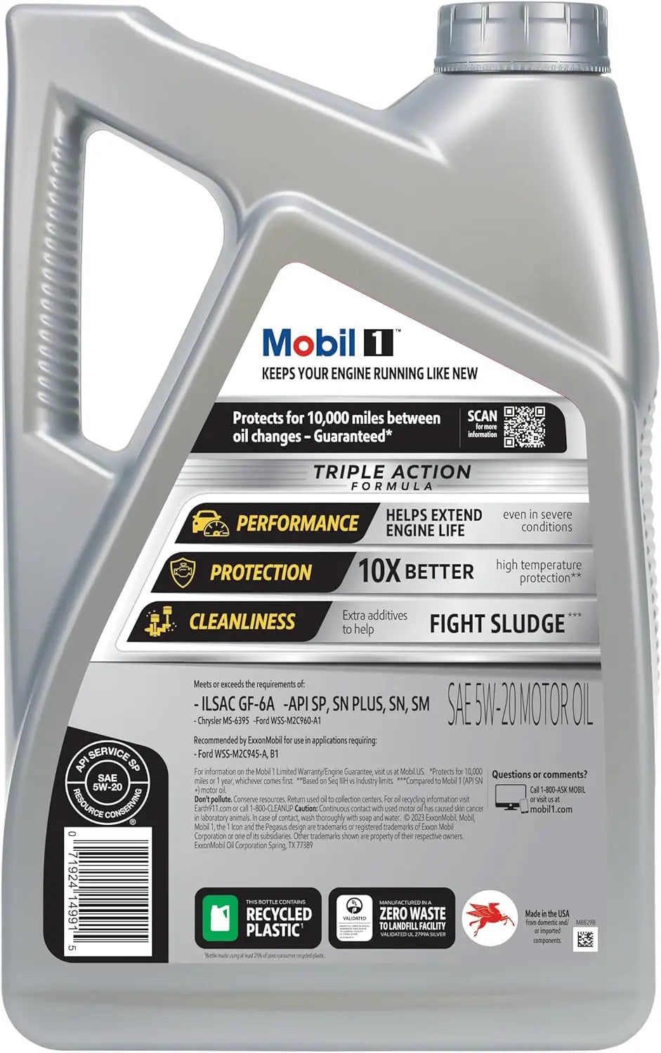 1 Advanced Full Synthetic Motor Oil 5W-20, 5 Quart