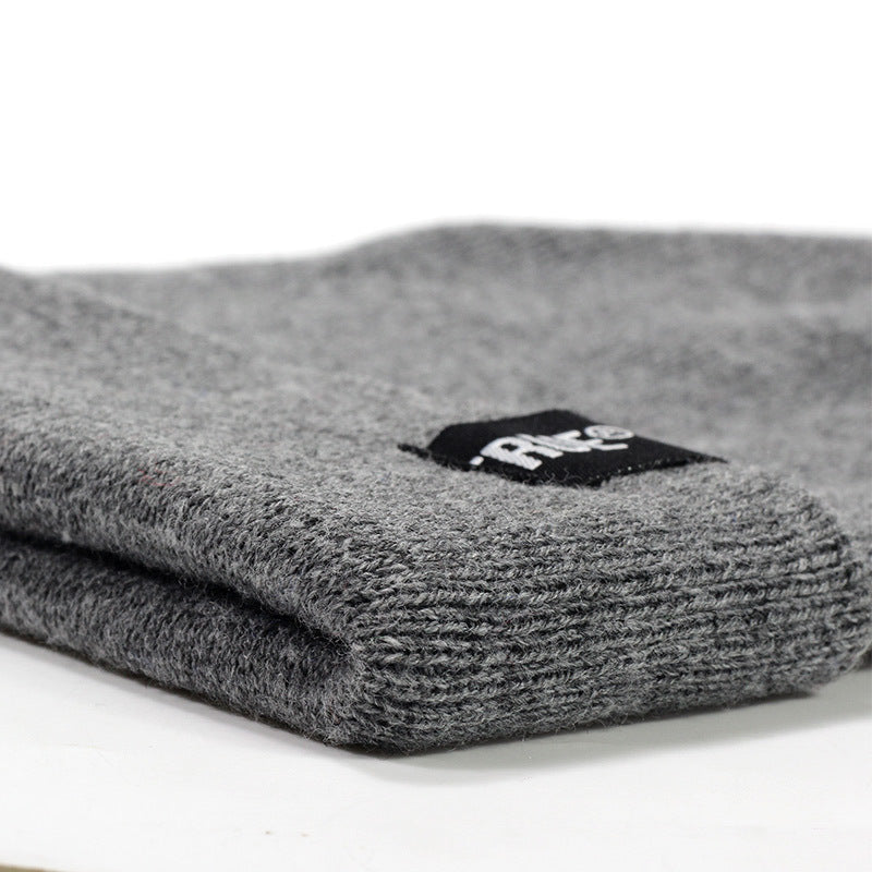 TRUE autumn and winter warm woven standard knitted hat ski caps headband cloth wool hat Cjdropshipping