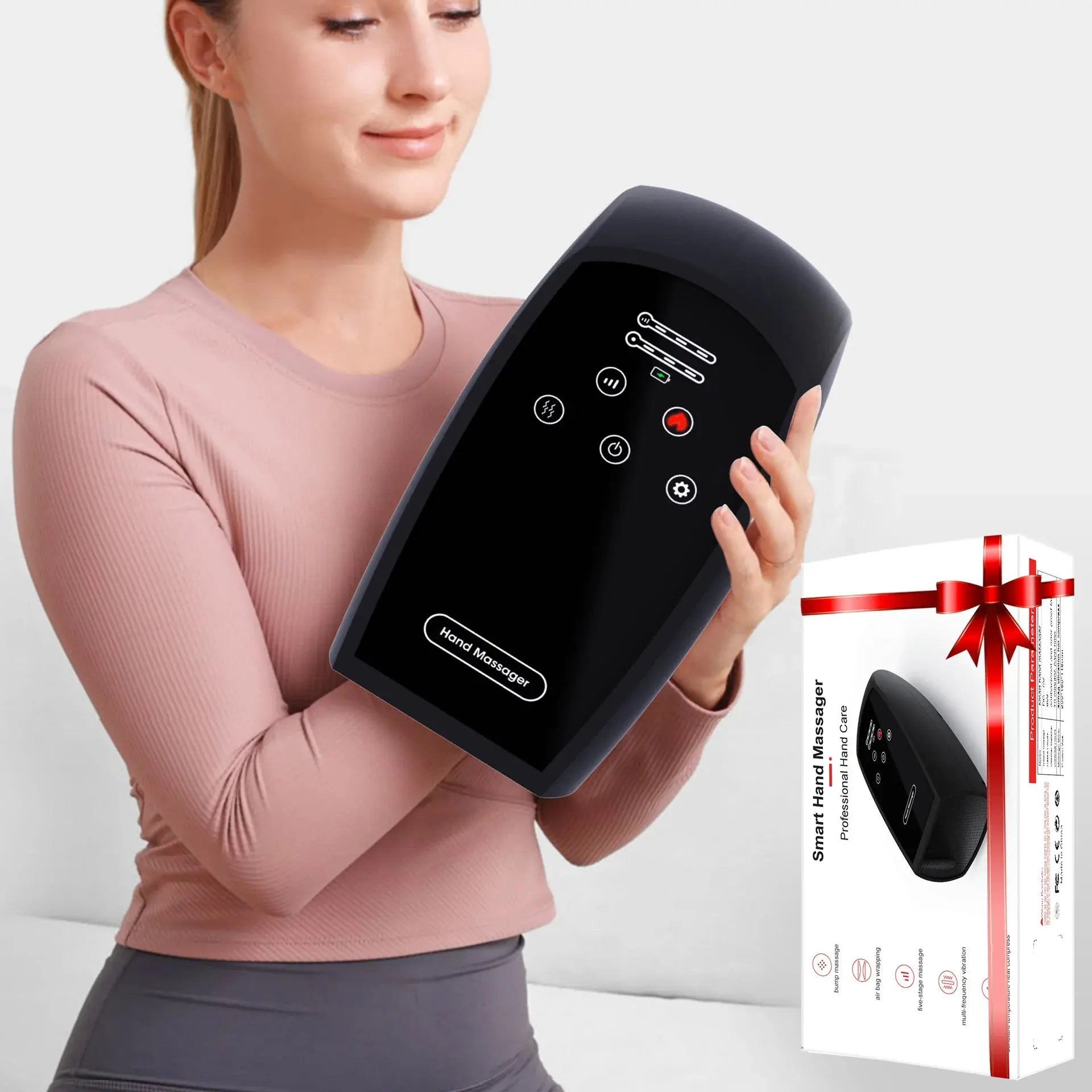 Birthday Gifts for Women Hand Massager with Compression & Heating Gifts for Her/Him,Mens Gifts,Dad Gifts,Gifts for Mom/Dad/Her/Him
