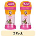 (2 Pack)  Deodorizing Cat Litter Crystals for Litter Boxes, Clary Sage & Mint Scent 15 Oz.