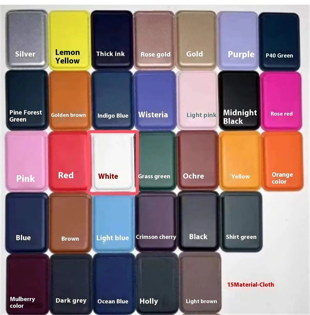 For Magsafe Magnetic Luxury Leather Card Holder Wallet Case For 14 Pro Max 13 12 Phone Bag Adsorption Accessories Cover Cjdropshipping