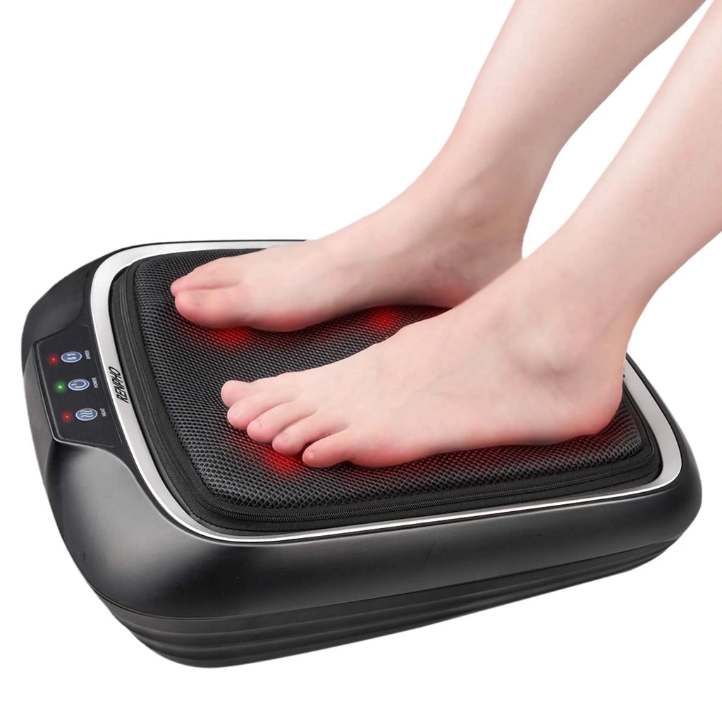 Foot Massager with Heat,Shiatsu Foot Massager for Circulation, Back Massager, Foot Warmer and Massager for Neuropathy Muscle Pain Relief Plantar Fasciitis, Valentines Day Gifts for Women Men