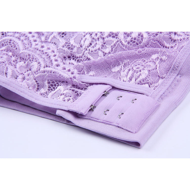 Front Cross Side Buckle Lace Side Non-Wire Sports Fitness Bra Cjdropshipping