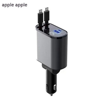 Quad USB Car Charger Hub