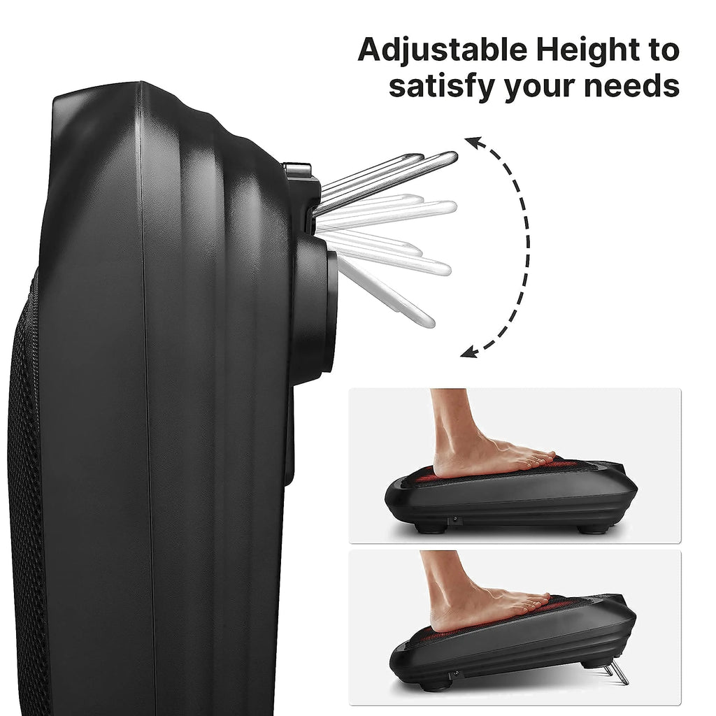 Foot Massager with Heat,Shiatsu Foot Massager for Circulation, Back Massager, Foot Warmer and Massager for Neuropathy Muscle Pain Relief Plantar Fasciitis, Valentines Day Gifts for Women Men