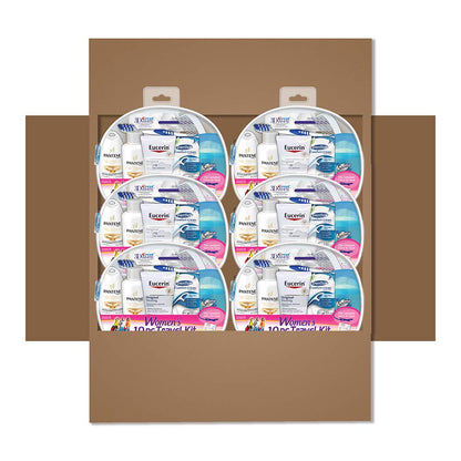 Convenience Kits Women’S Deluxe 10 PC Travel Kit (Pack of 6), Featuring Pantene Hair Products
