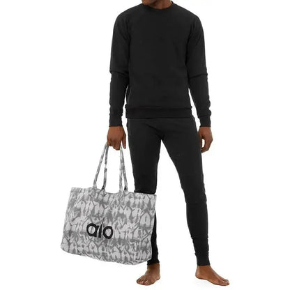 Alo Yoga Canvas Shoulder Bag for Gym and Shopping Zendrop