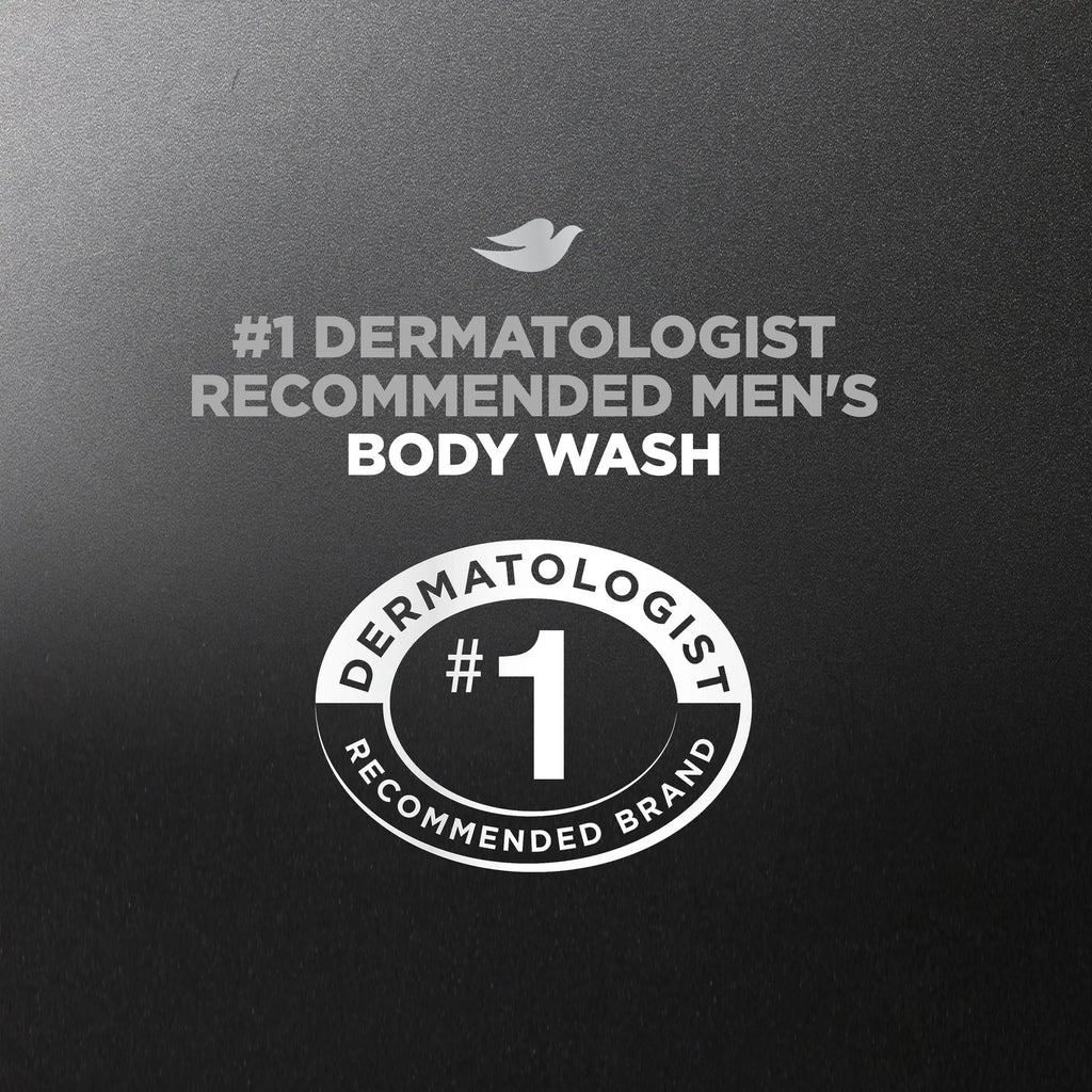 (4 Pack)  Purifying Hydrating Face & Body Wash for Men Charcoal & Clay, 30 Oz