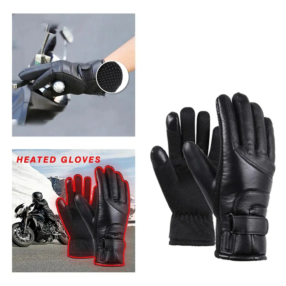 Electric USB Heated Gloves Winter Warming Thermal Ski Snow Hand Warm Windproof Zendrop