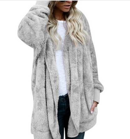Plush Faux Fur Winter Coat