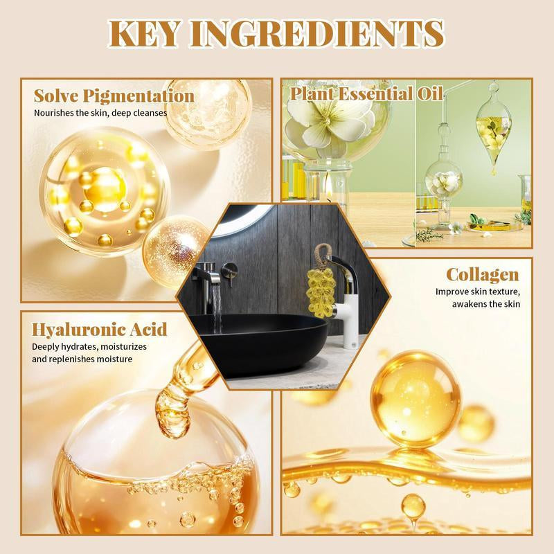 Grape Cluster Handmade Soap(25 Pcs), Suitable for Cleansing, Bathing, Hand Washing and Fragrance Pendant, Deep Cleansing, Oil Control, Smooth Light, Valentine'S Day Gift,Comes with Ribbon and Gift Box