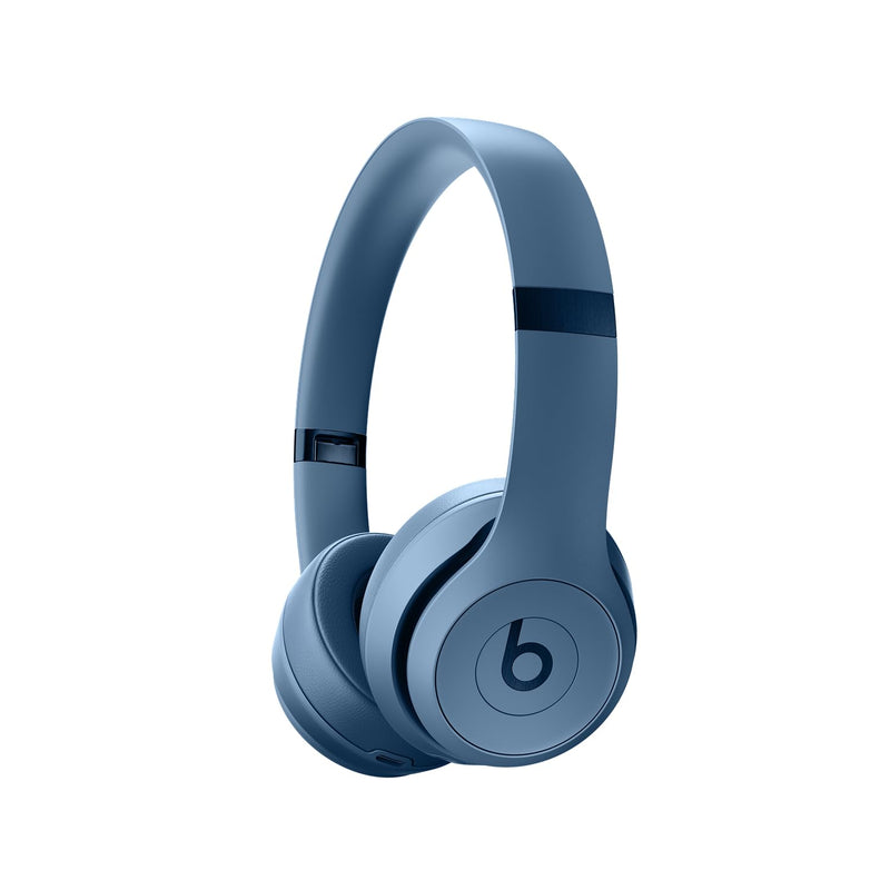 Beats Solo 4 - Wireless On-Ear Bluetooth Headphones, Up to 50-Hour Battery Life, Ultra-Lightweight Comfort, Powerful and Balanced Sound, Apple & Android Compatible - Slate Blue Beats