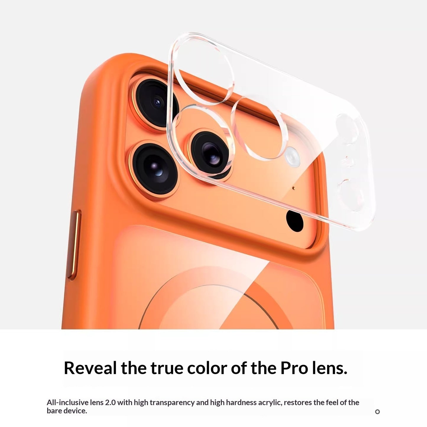 Magnetic Shockproof Semi-Transparent Phone Case