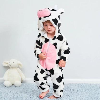 Toddler Halloween Dinosaur Costume - Infant Cosplay Romper for Ages 1-60 Months