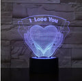 Valentines Day Gift Hands Holding Love 3D Night Light Autods