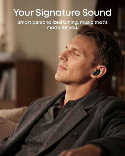 Soundcore Liberty 5 Pro,Guinness World Records-Certified Call Quality, Thus™ AI Chip,Active Noise Cancelling Wireless Earbuds,Crystal-Clear Calls for Commute,Noisy Environments
