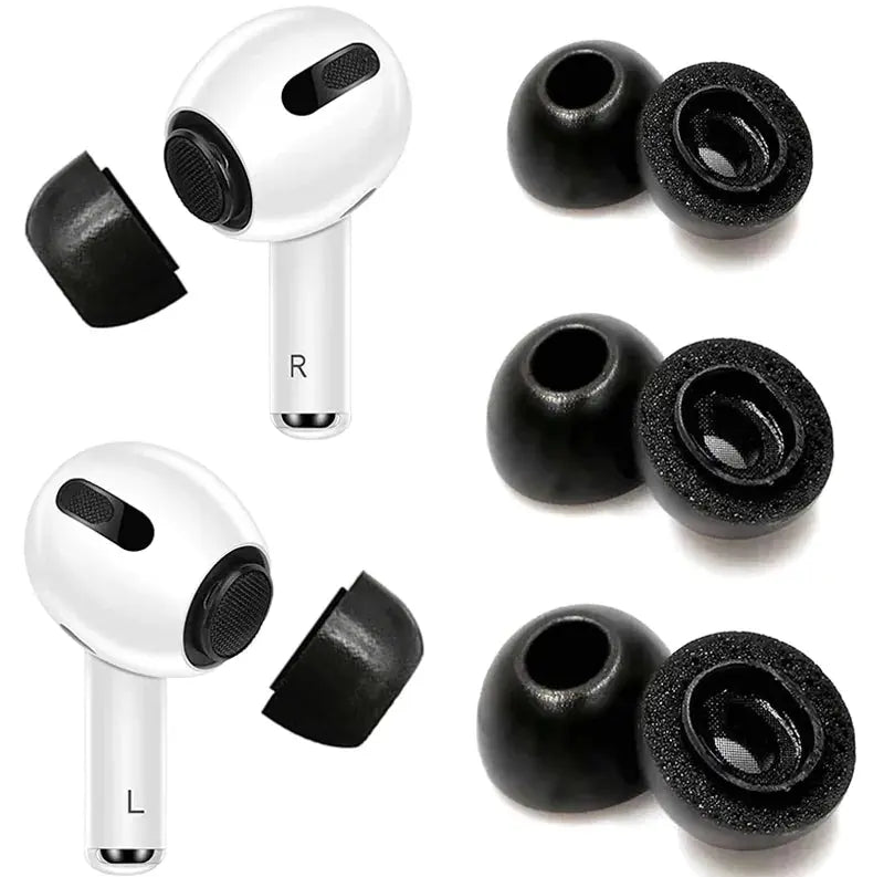 Replacement Ear Tips For Apple Airpods Pro Memory Foam Tips Airpod Pro - 3 Pairs Zendrop