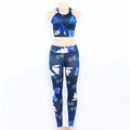 Women's Floral Print Yoga Set - Bra & Leggings Outfit Zendrop