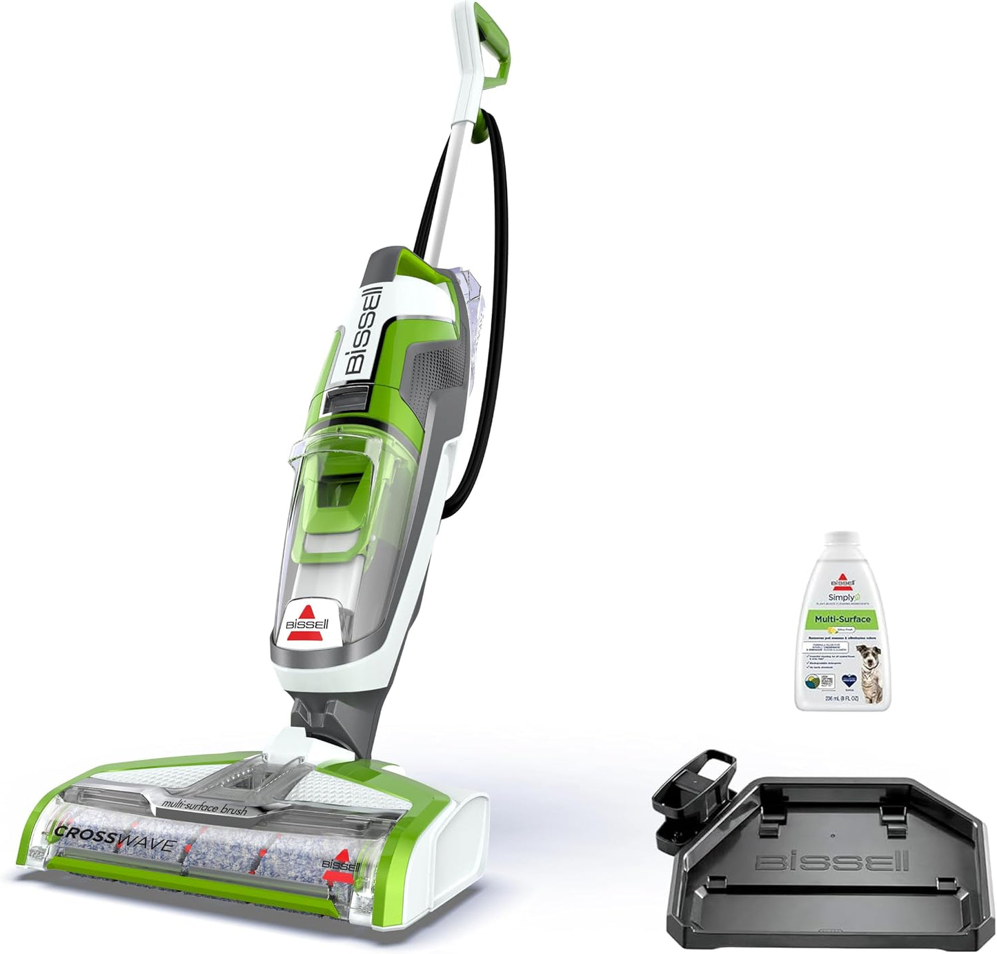 Bissell Crosswave Turbo All-in-One Wet and Dry Vacuum Mop for Hard Floors and Area Rugs, Model 3888A