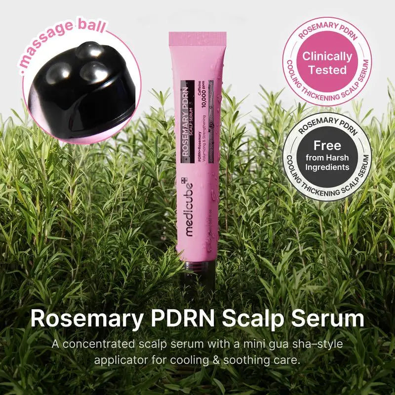 [NEW] [Medicube] Rosemary PDRN Spicule Scalp Serum (20Ml) | Dry & Oily, Flaky-Looking Scalp | Korea Hair Care, Free from Parabens, Silicones, Sulfates