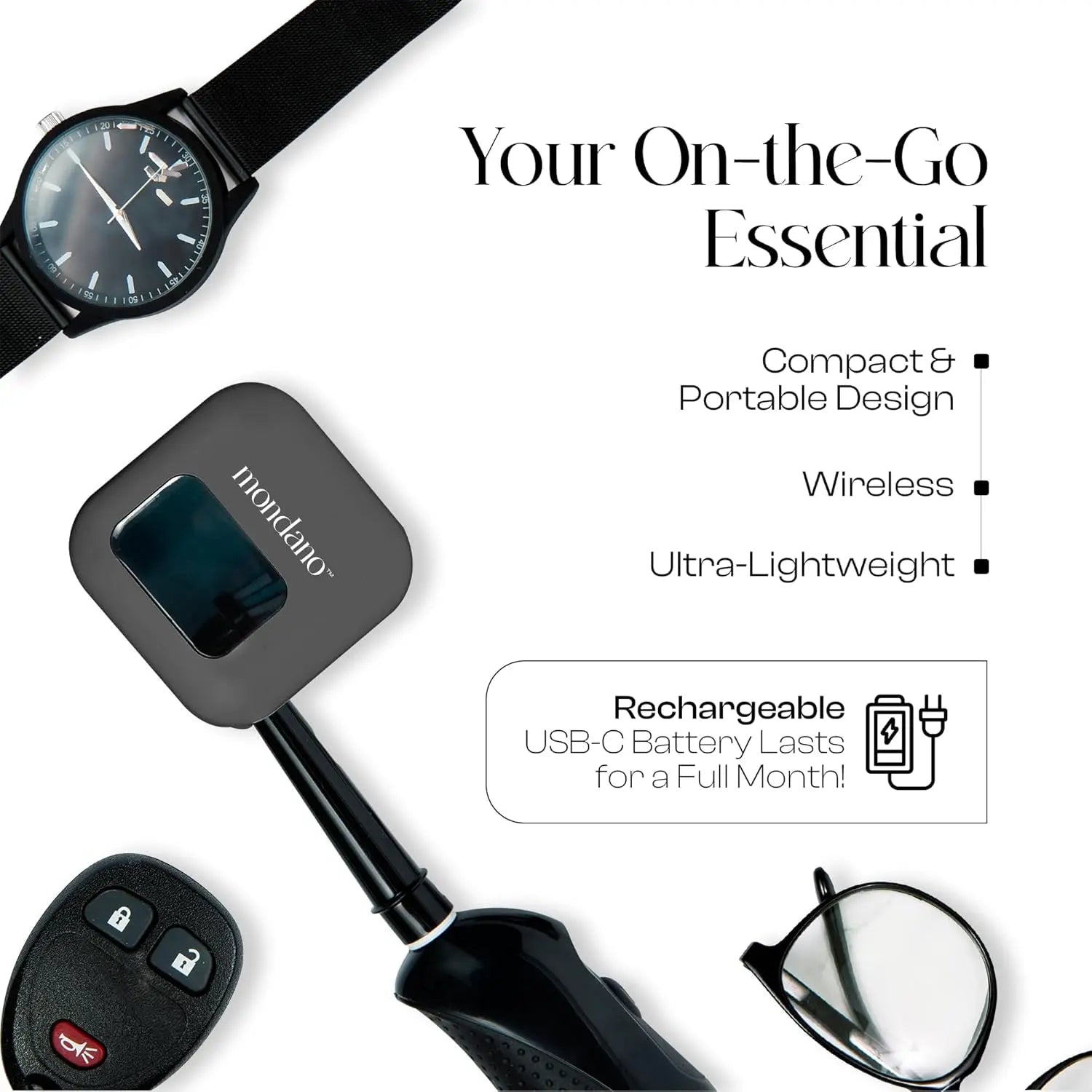 UV-C Toothbrush Sanitizer and Holder, Toothbrush Case - Manual/Electric Toothbrush Cover for Any Toothbrush Head - Rechargeable Toothbrush Travel Case, Tooth Brush Cover Cap for Home