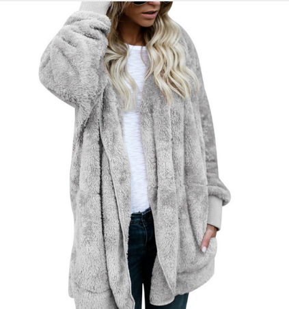 Plush Faux Fur Winter Coat