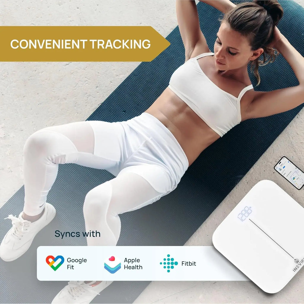 Smart Premium Bathroom Scale, Highly Accurate Bluetooth Digital Bathroom Body Weight Scale, Precisely Measures Weight & BMI for Unlimited Users