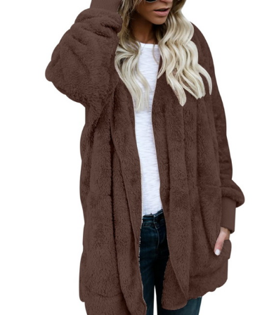 Plush Faux Fur Winter Coat