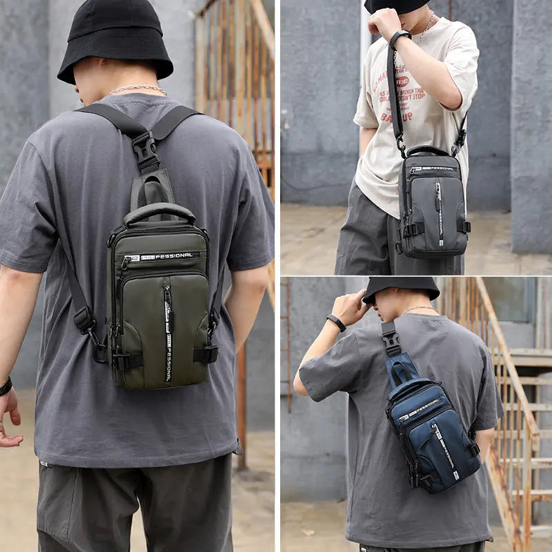 Crossbody Bags Men Multifunctional Backpack Shoulder Chest Bags Cjdropshipping