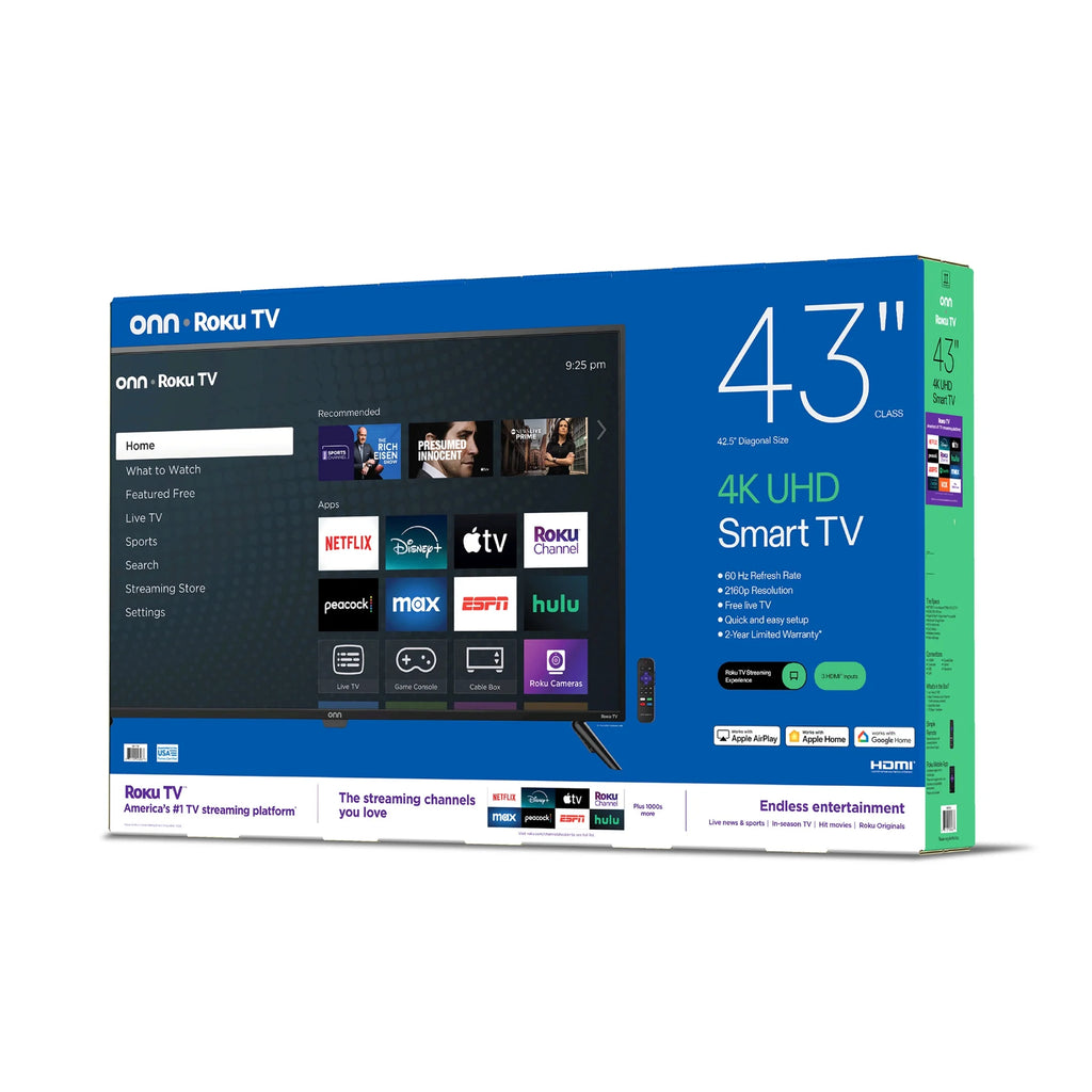 43” Class 4K UHD Roku Smart Television, 100012584
