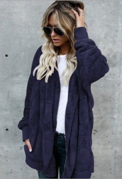 Plush Faux Fur Winter Coat