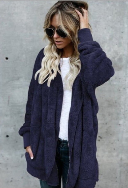 Plush Faux Fur Winter Coat