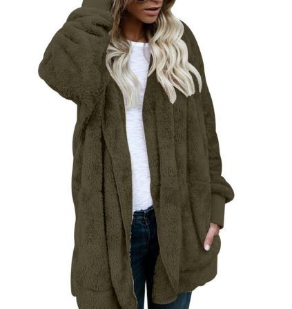 Plush Faux Fur Winter Coat