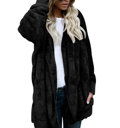 Plush Faux Fur Winter Coat