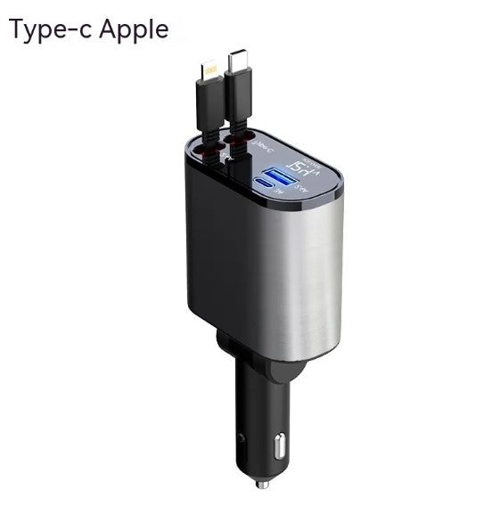 Quad USB Car Charger Hub