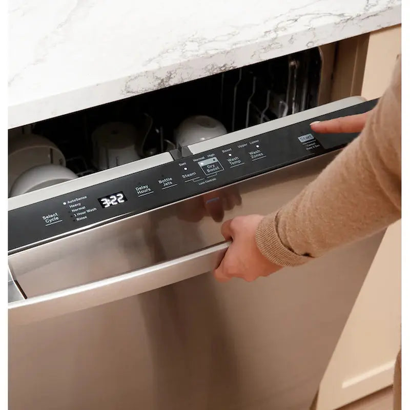 24-In Top Control Built-In Dishwasher ( Finrprint Resistant Stainless Steel ) with Third Rack, Dry Boost , 47-Decibel