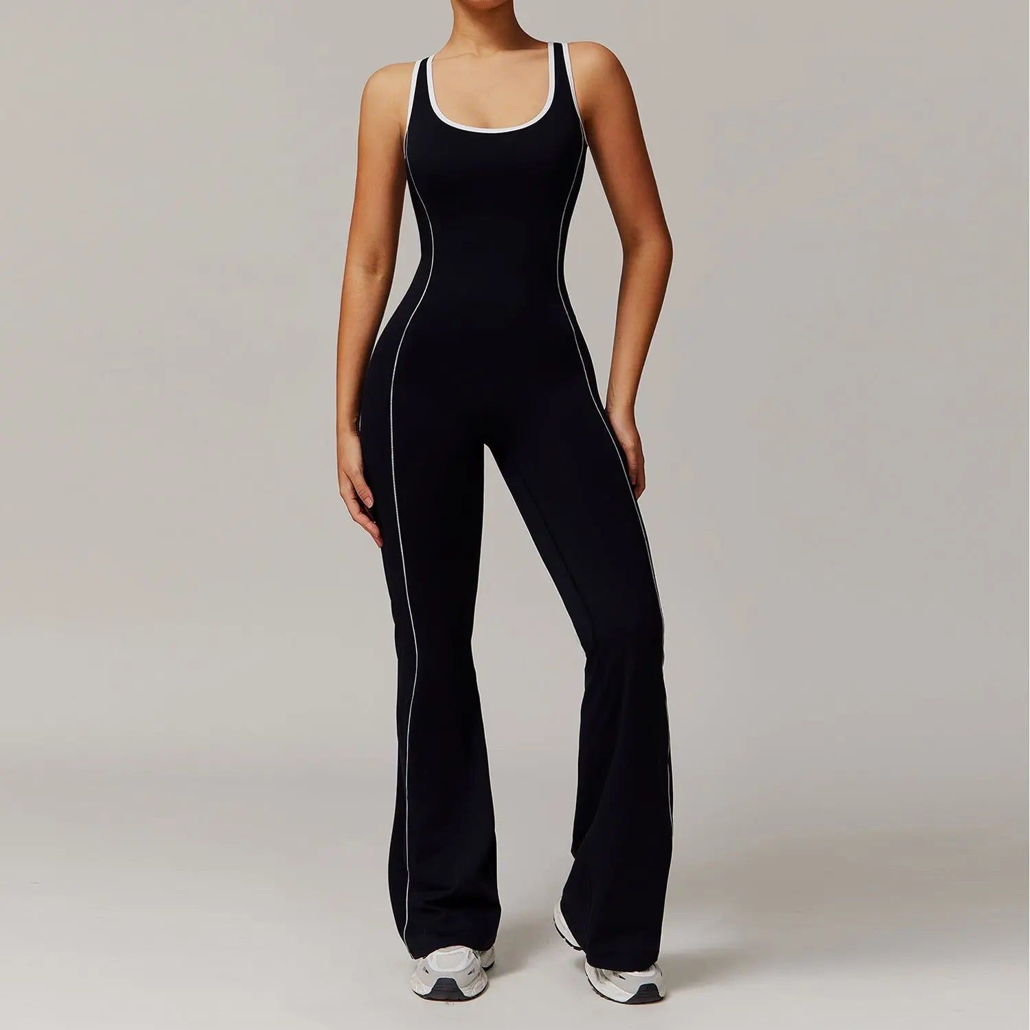European And American Hollow Beauty Back Yoga Clothes Dance Sports Jumpsuit - New Era Fashion LLc