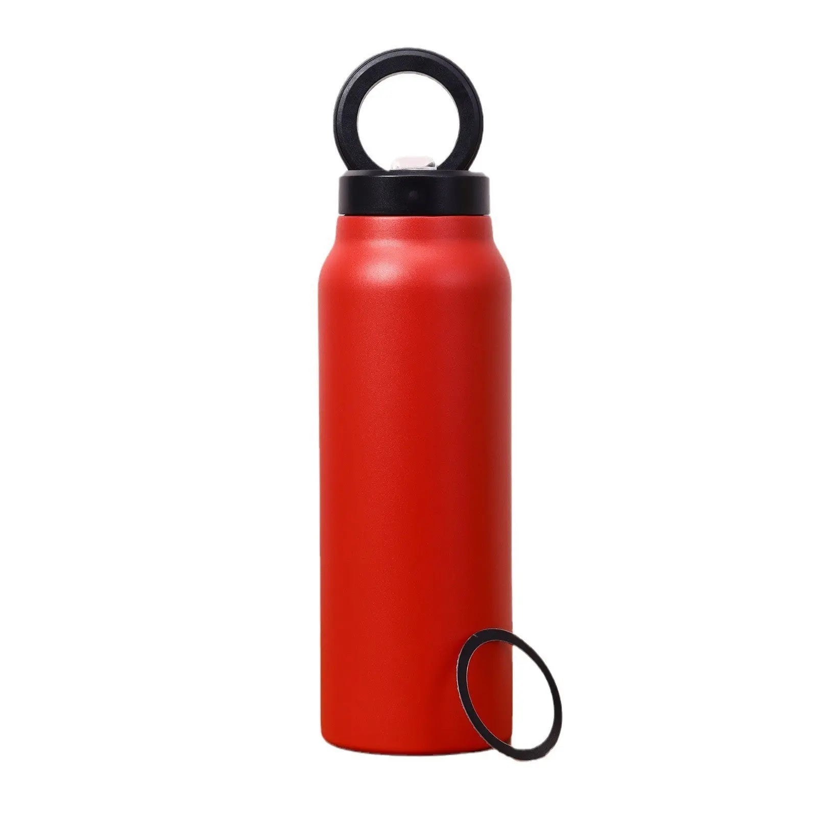 304 Stainless Steel Vacuum Cup Creative Magnetic Water Cup Insulated Sports Water Bottle With Straw Outdoor Insulated Water Mug With Magnetic Phone Holder Cjdropshipping