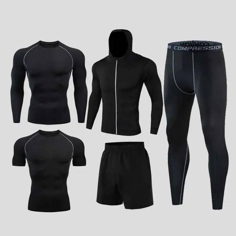 Men's Fitness Outfit Set for Gym and Running Zendrop