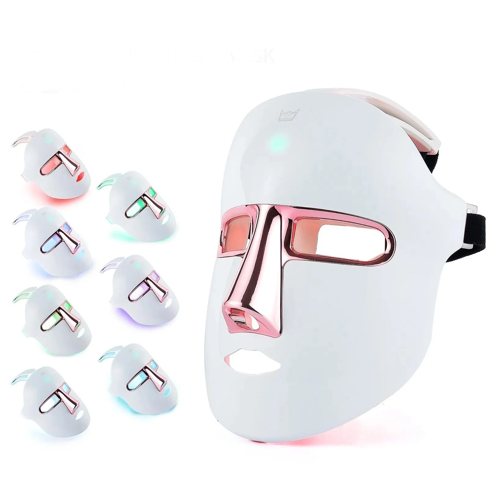 LED Face Mask, 7-Color Light Display for Relaxing Skincare Routines