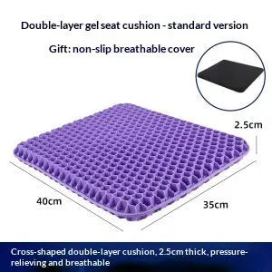 Gel Honeycomb Fully Breathable Egg-shaped Car And Office Seat Cushion Cjdropshipping