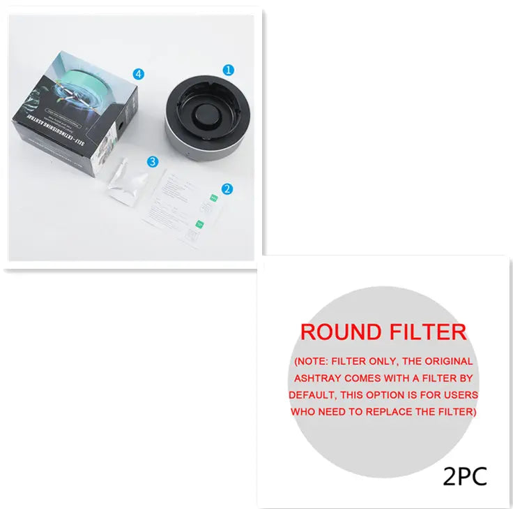 Smoke Removal Air Purification Ashtray Anion Purification Practical Automatic Purifier Ashtray Portable Gadgets For Car Ashtray Cjdropshipping