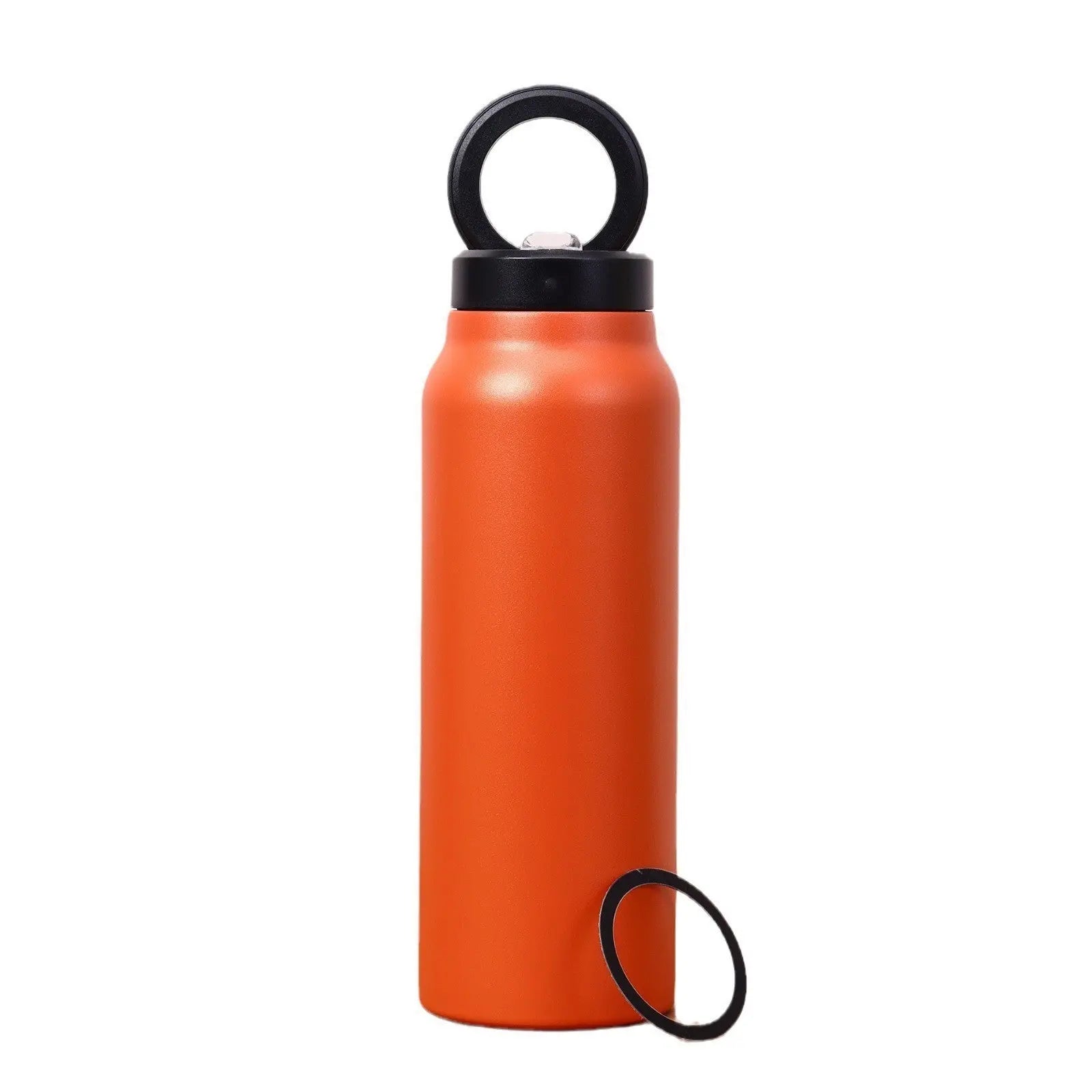 304 Stainless Steel Vacuum Cup Creative Magnetic Water Cup Insulated Sports Water Bottle With Straw Outdoor Insulated Water Mug With Magnetic Phone Holder Cjdropshipping
