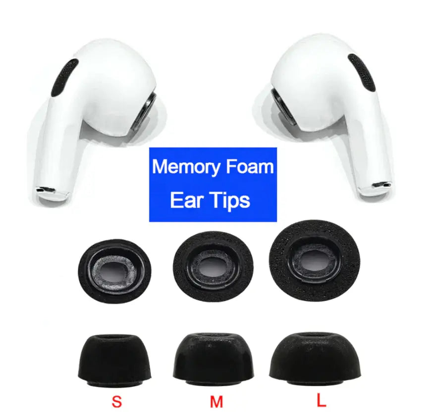 Replacement Ear Tips For Apple Airpods Pro Memory Foam Tips Airpod Pro - 3 Pairs Zendrop
