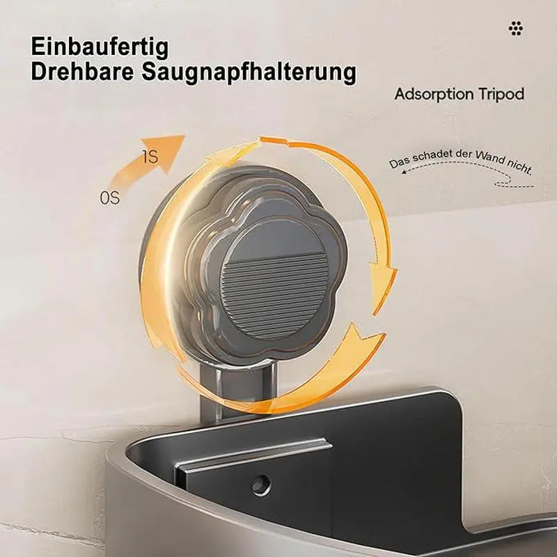 3-Pack Gun Gray Plastic Triangle Suction Cup Shower Caddy 3-Tier Corner Shelves No Drilling Bathroom Storage Rack 40Lbs Load Capacity