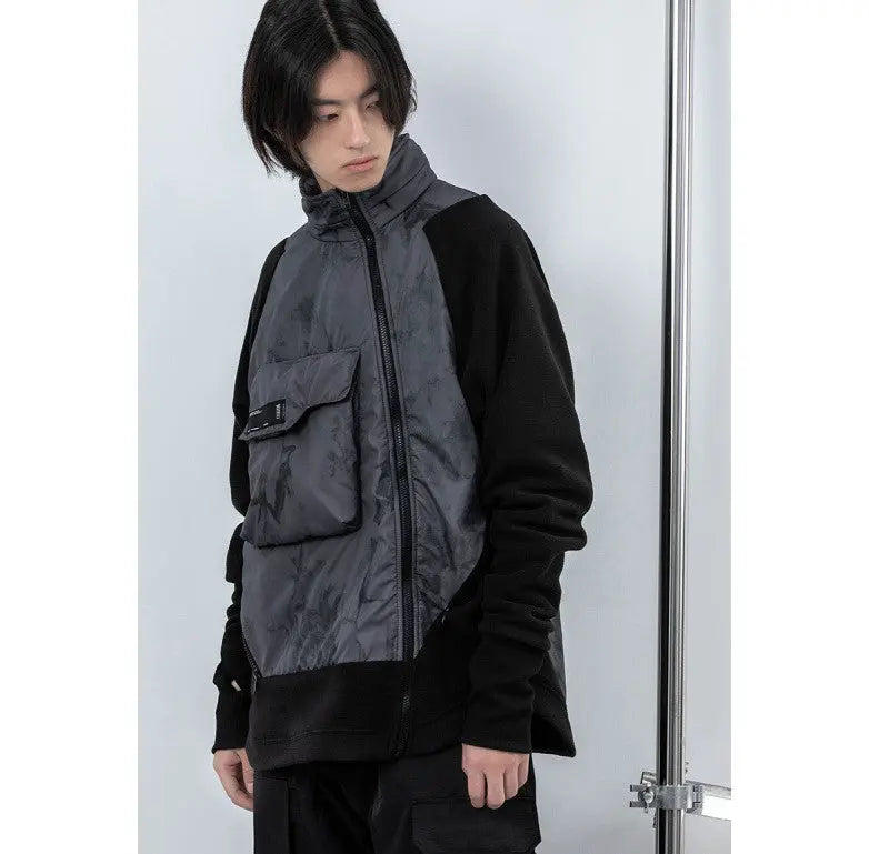 Fleece Jacket Loose Hooded Jacket Men Cjdropshipping